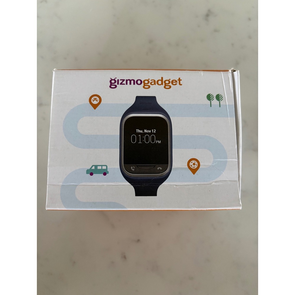 Verizon GizmoGadget LG-VC200B Kids Smartwatch Navy Blue GPS Tracking Calling